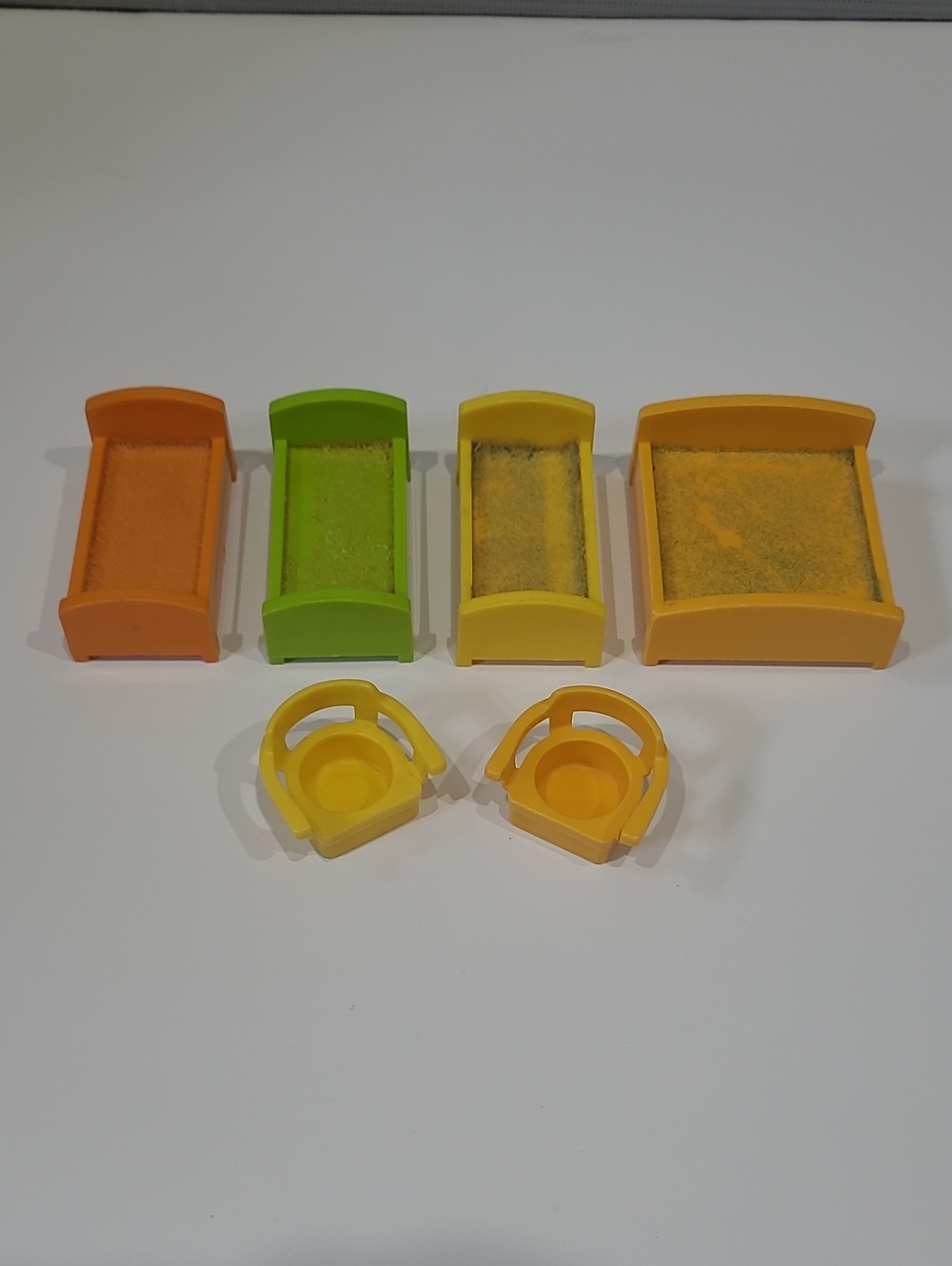 Vintage Fisher Price Little People Furniture Lot